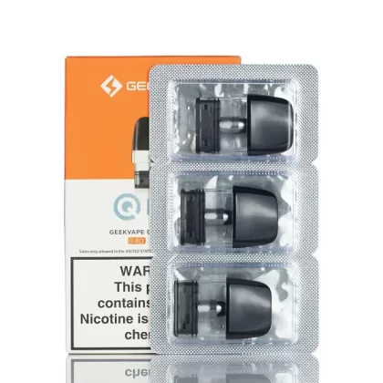 GeekVape Q Series Replacement Pods - 0.4 ohm - 3mL, 0.6 ohm - 3mL