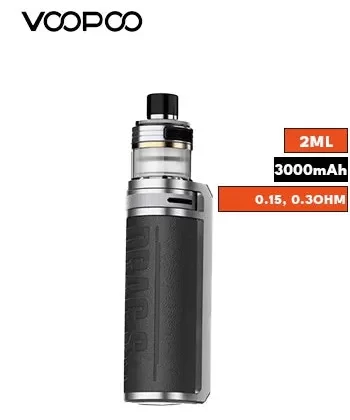 Voopoo Drag S Pro Kit - Basalt Grey, Classic black
