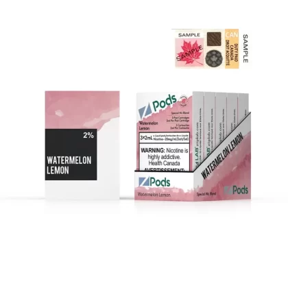 ZPODS – WATERMELON LEMON - Nicotine Strength#20 MG