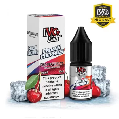 IVG Frozen Cherries Nic Salt E-Liquid - 20mg