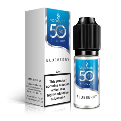 Vapouriz 50/50 Blueberry 10ml 18mg