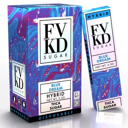 Blue Dream FVKD Exotics THC-A Sugar Disposable Vape 3.5G