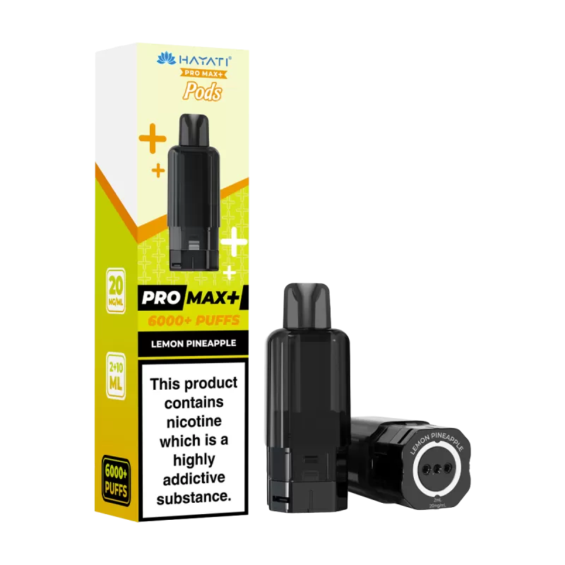 Lemon Pineapple Hayati Pro Max+ Refill Pack - Ecigwizard