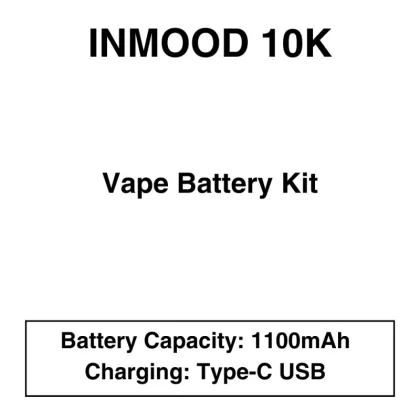 Inmood 10K – Vape Battery Kit – 1100mAh