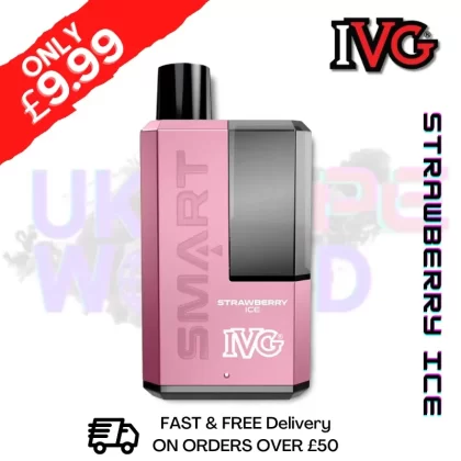 Strawberry ICE IVG 5500 Smart Disposable Kit – ONLY £9.99
