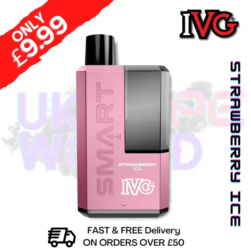 Strawberry ICE IVG 5500 Smart Disposable Kit – ONLY £9.99