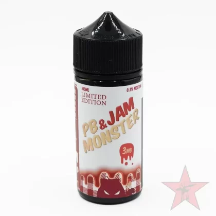 Jam Monster – PB&Jam Strawberry – 100mL - Nicotine (mg)#3