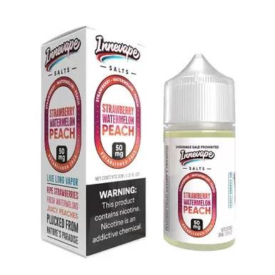 Strawberry Watermelon Peach Innevape Salts 30mL - Nicotine Level#24mg>35mg>50mg