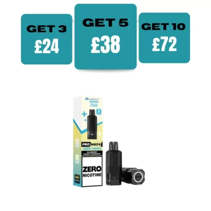 Hayati Pro Max Plus 6000 Prefilled Pod Zero Nicotine - £8.99 or 3 for £24 - Mr Blue