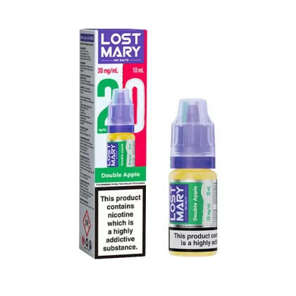 Double Apple Nic Salt E-Liquid by Lost Mary - 10mg - Medium Strength