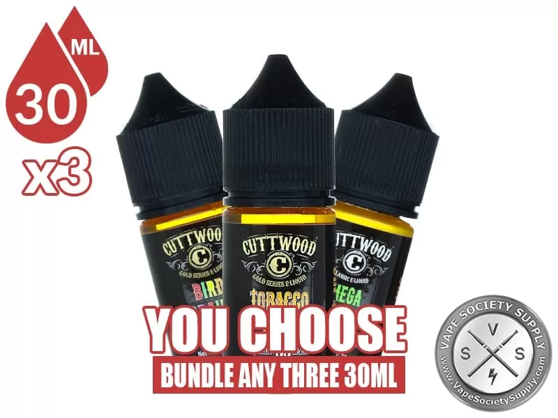 Cuttwood Salt Bundle 3x30ml (90ml)