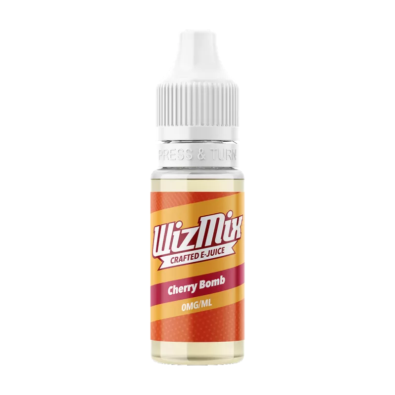 Wizmix Cherry Bomb - 10ml - 6mg - Vape Product (33FE3B)