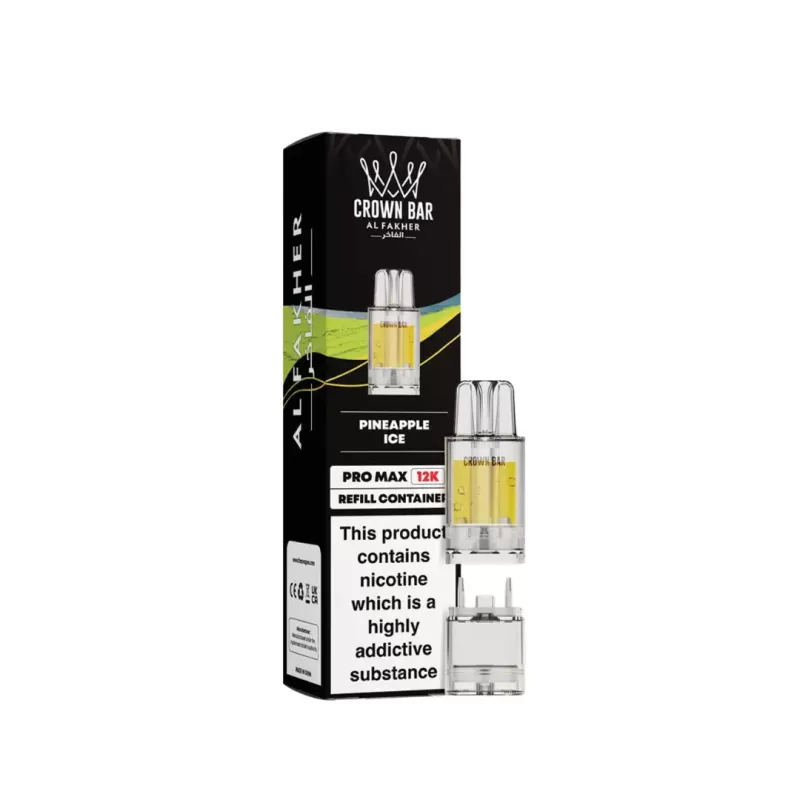 Al Fakher Crown Bar Pro Max 12K Prefilled Pods - Grape Fizz