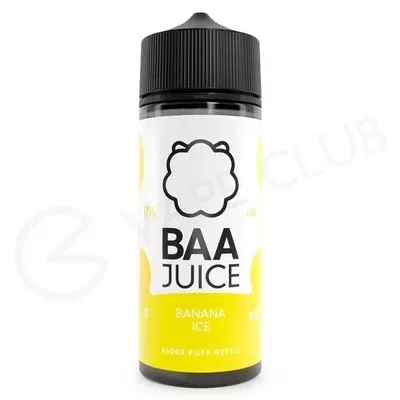 Banana Ice Shortfill E-Liquid by Baa Juice 100ml - Ecigpremium