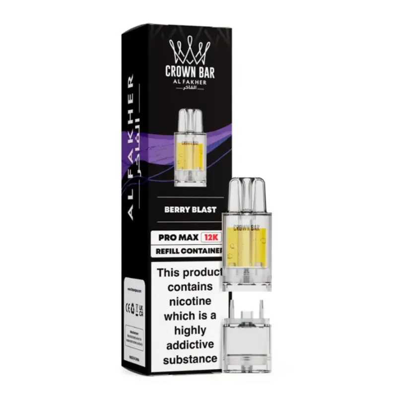 Al Fakher Crown Bar Pro Max 12K Prefilled Pods - Grape Fizz - Image 3