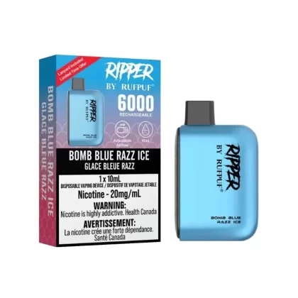 RIPPER 6000 – BOMB BLUE RAZZ ICE