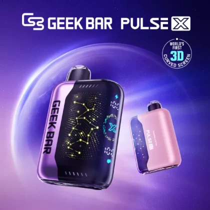 Geek Bar Pulse X 25K Puff Disposable Device – 25000 Puffs - White Peach Raspberry