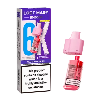 Watermelon Ice Lost Mary BM6000 Refill Pack - Ecigwizard