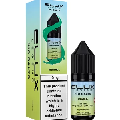 Menthol Nic Salt E-Liquid - Elux Legend