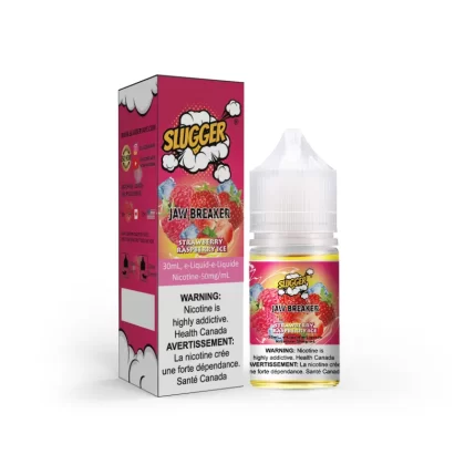 Slugger Jaw Breaker Series Strawberry Raspberry Ice – 30ml Nic Salt - Vapebazaar Pk
