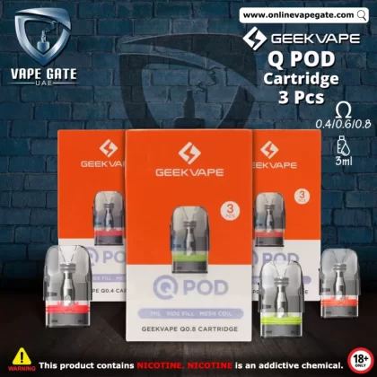 Geekvape Wenax Q Replacement Pods (3ml) - 0.4 ohm