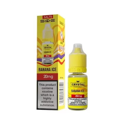 SKE CRYSTAL ORIGINAL BANANA ICE 10ML NIC SALT E-LIQUID