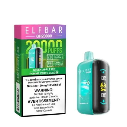 Elf Bar GH 20K Green Apple Ice Disposable Vape