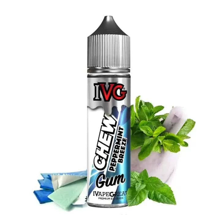 Chew Peppermint Breeze 60ml E juice by IVG - 3 mg / 60 ml - Image 2