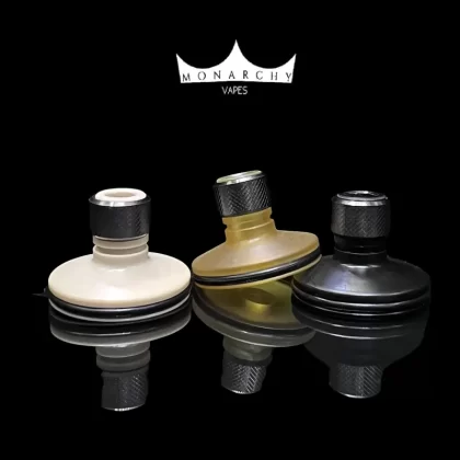 Knurled Hybrid Cap Ultem/DLC Tip – Monarchy