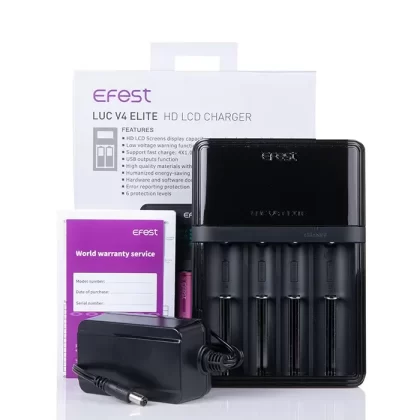 Efest LUC V4 Elite HD LCD Charger - Ecigpremium
