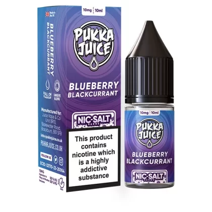 Pukka Juice Blueberry Blackcurrant Nic Salt E-Liquid - 10mg