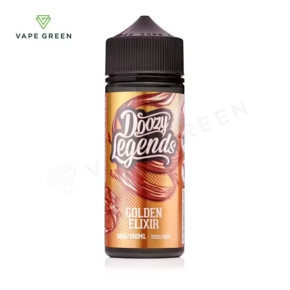 Golden Elixir Shortfill E-Liquid by Doozy Legends 100ml - Eliquidsupply