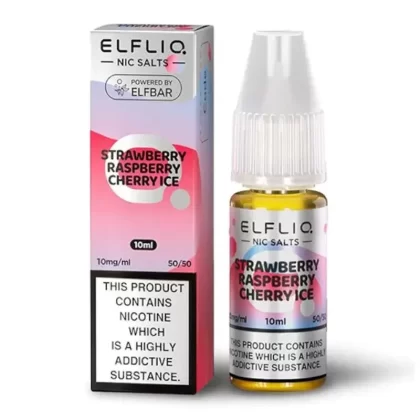 Strawberry Raspberry Cherry Ice By Elfliq 10ml Salts