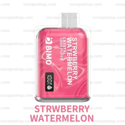 BIMO Crystal 12k Puffs- Strawberry Watermelon - Ozvapeone