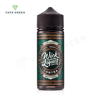 Contra Shattered Shortfill E-Liquid by Wick Liquor 100ml - Eliquidsupply