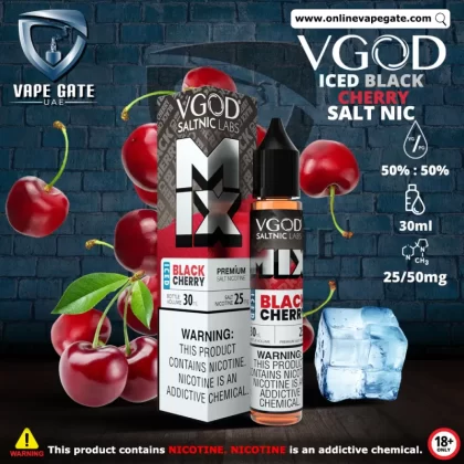 VGOD Iced Black Cherry Salt Nic - 30ml