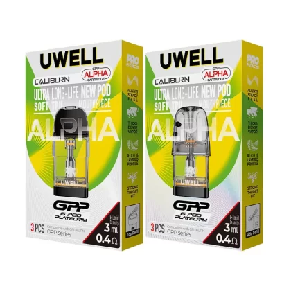Uwell Caliburn GPP Alpha Pod Cartridge 3ml 3pcs/pack - 1.2ohm