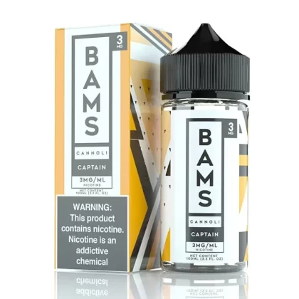 Bam’s Captain Cannoli 100ml - Options#100ml - 3mg>100ml - 6mg (A76293)