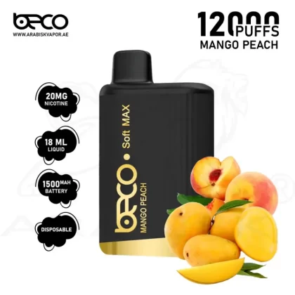 Beco Soft Max 12000 Puffs Disposable Vape - Blueberry Ice, Blueberry Raspberry