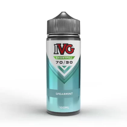 IVG 70/30 100ml Shortfill E-Liquid Spearmint - Nicotine Strength#0mg
