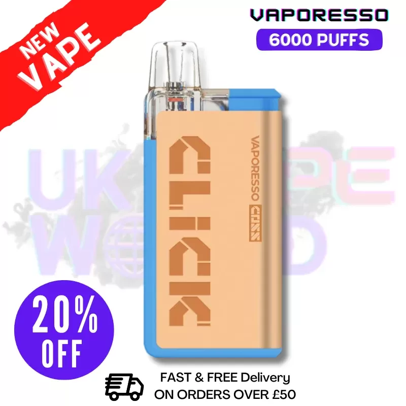 Banana Ice Vaporesso 6K Coss Click Disposable Kit – ONLY £8.99