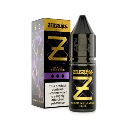 Black Reloaded By Zeus Juice E-Liquid 10ml - 3mg