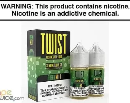 GREEN NO. 1 BY TWIST SALT 60ML - Vapejuice