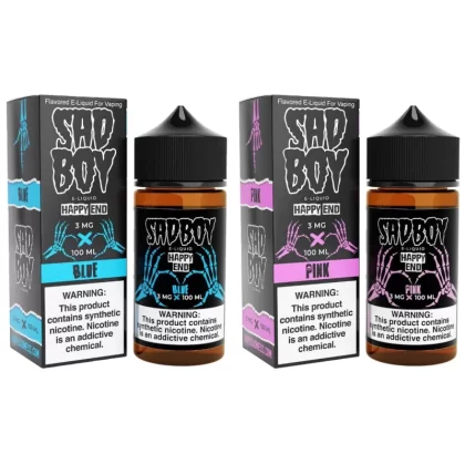 Sadboy Happy End Line 2 Bottle Bundle - 200mL (2x100mL); Vape Product, Vape Product