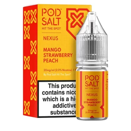 Mango Strawberry Peach Nexus Pod Salt Nic Salt E-liquid - 20mg