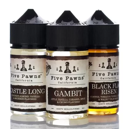Five Pawns E-Liquid - No Nicotine Vape Juice - 60ml - Gambit