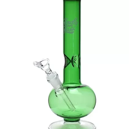 Glowfly Glass 14″ Icer Bubble Bong w/ Glass Base