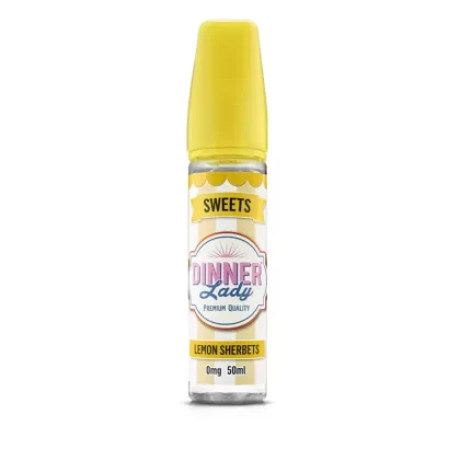Lemon Sherbets Dinner Lady 50ml Shortfill e Liquids – 70VG - Vapestorm Co