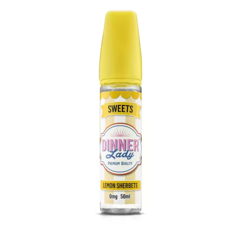 Lemon Sherbets Dinner Lady 50ml Shortfill e Liquids – 70VG - Vapestorm Co