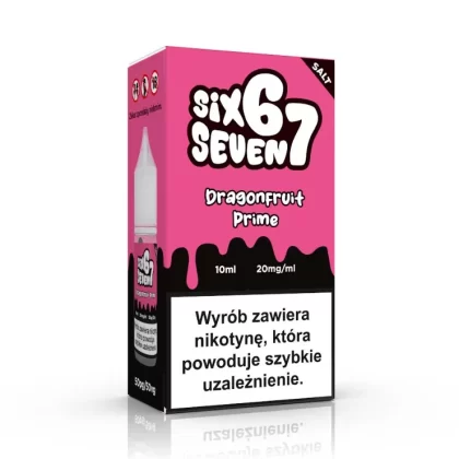 Liquid Six Seven 67 Salt 20mg 10ml Dragonfruit Prime